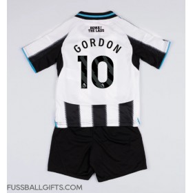 Newcastle United Anthony Gordon #10 Fußballbekleidung Heimtrikot Kinder 2025-26 Kurzarm (+ kurze hosen)